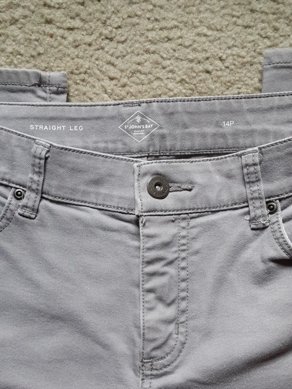 Gray Straight Leg Je
